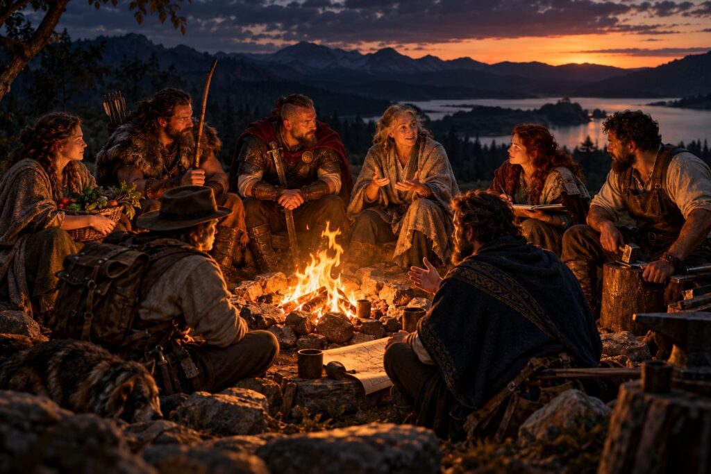 The Eight Seats Around the Fire